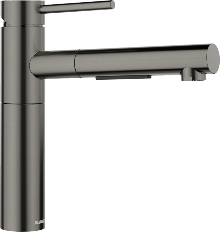 Blanco Alta-S II high pressure pull spout, PVD satin dark steel, 527555