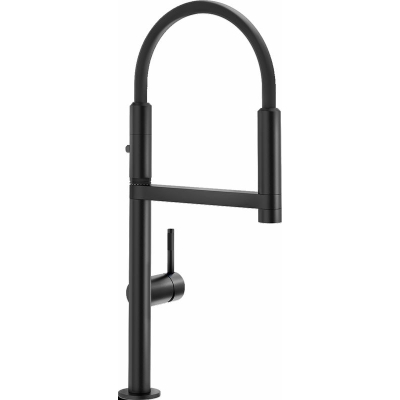 Systemceram MOVE, single lever mixer with hand shower, high pressure, 18771, color black