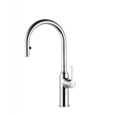 KWC Sin 2, single lever mixer chrome, high pressure hose shower, 5022192