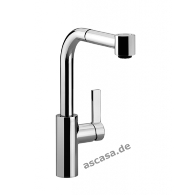 Dornbracht Elio, выдвижной однорычажный смеситель с функцией душа, высокое давление, хром, 33870790-00