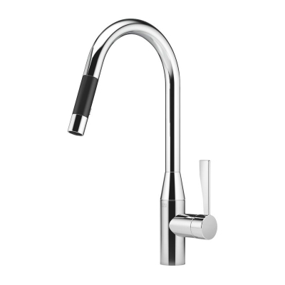 Dornbracht Sync pull-down single lever mixer with shower function, high pressure, chrome, 33870895-00