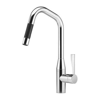 Dornbracht Sync pull-down single lever mixer with shower function, high pressure, chrome, 33875895-00