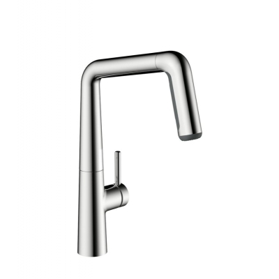 KWC Kio 3, single lever mixer chrome, high pressure hose shower, 5022272