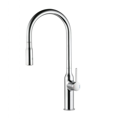 KWC Sin 3, смеситель однорычажный хром, душ под шлангом высокого давления, 5022191