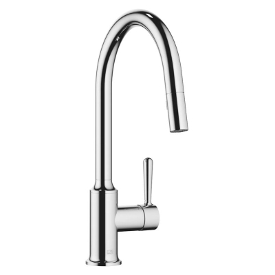 Dornbracht VAIA pull-down single lever mixer with shower function, high pressure, chrome, 33870809-00