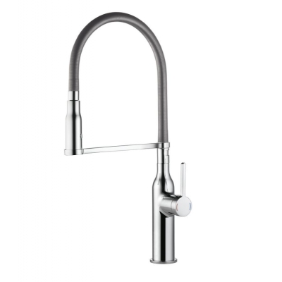 KWC Sin Highflex, single lever mixer chrome, high pressure hose shower, 5022190