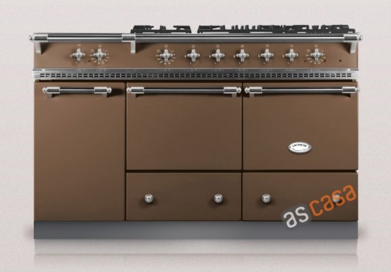 Lacanche Cluny 1400 G Classic, cooking station, 140.5 cm, color chestnut brown, with 5 year guarantee!