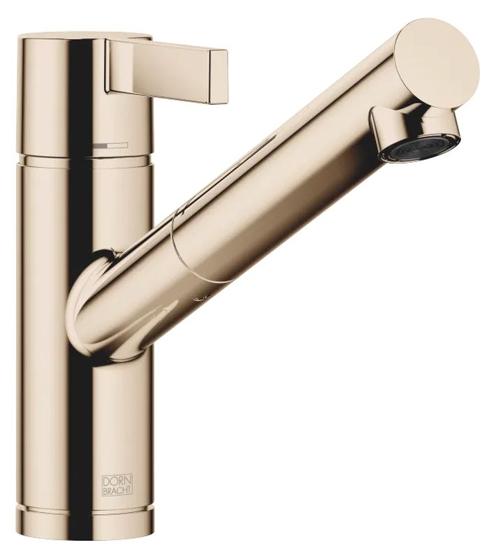 Dornbracht Eno Pull-Out single lever mixer, with pull-out spout, high pressure, Champagne, 33840760-47