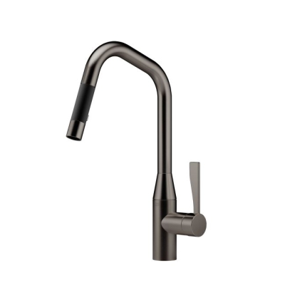 Смеситель Dornbracht Sync, однорычажный, с функцией душа, высокое давление, матовая темная платина, 33875895-99