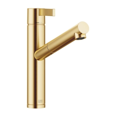 Dornbracht Eno Pull-Out single lever mixer, with pull-out spout, high pressure, brushed brass, 33845760-28