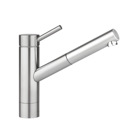 KWC Inox 4, roostevabast terasest ühe hoova segisti, kõrgsurvevoolik dušš, 5022317