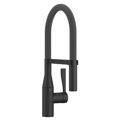 Dornbracht Sync single lever mixer professional, high pressure, matt black, 33865895-33