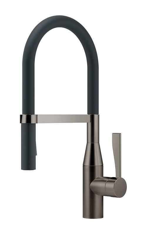 Dornbracht Sync single lever mixer professional, high pressure, dark platinum brushed, 33865895-99