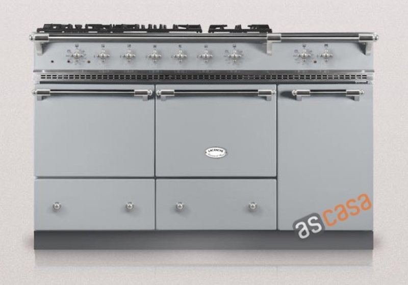 Lacanche Cluny 1400 D Classic, cooking station, 140.5 cm, color ceramic gray, with 5 year guarantee!