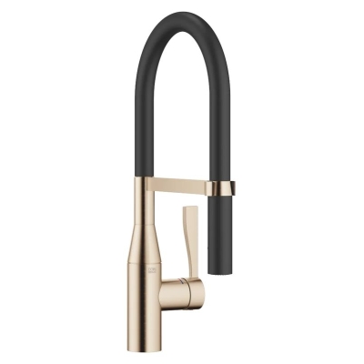 Dornbracht Sync single lever mixer professional, high pressure, brushed champagne (22kt gold), 33865895-46