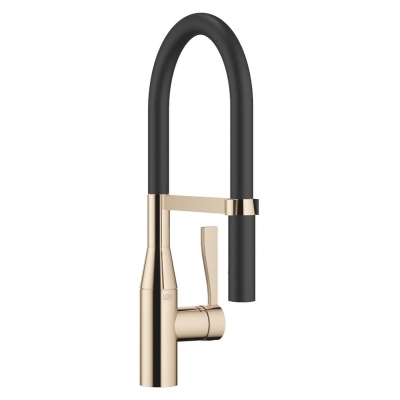 Dornbracht Sync single lever mixer professional, high pressure, champagne (22kt gold), 33865895-47