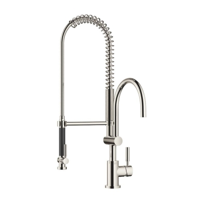 Dornbracht Tara Classic single lever mixer with pendulum shower professional, high pressure, platinum, 33880888-08