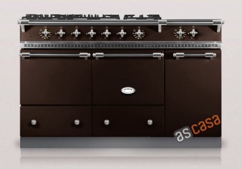 Lacanche Cluny 1400 D Classic, cooking station, 140.5 cm, color chocolate, with 5 year guarantee!