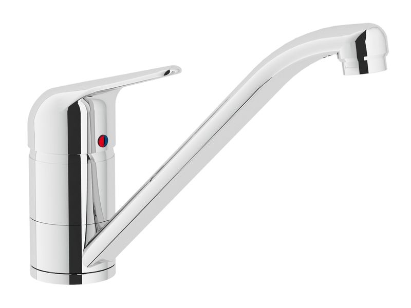 Reginox Ela single lever mixer, fixed spout, high pressure, chrome, R31599