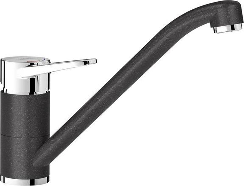 Blanco Wega II, high-pressure fixed spout, Silgranit look anthracite-chrome, 526407