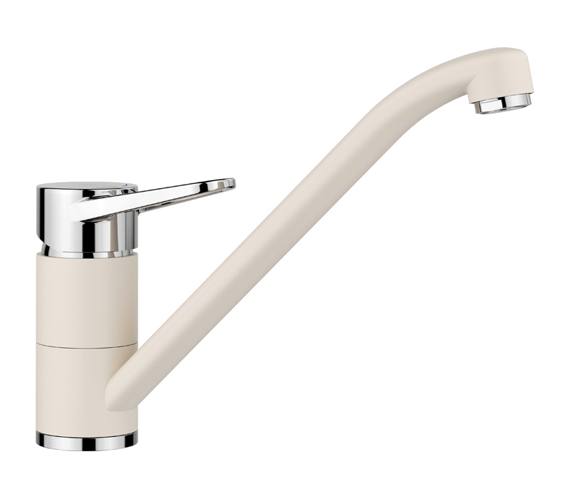 Blanco Wega II, high-pressure fixed spout, Silgranit look soft white-chrome, 526980