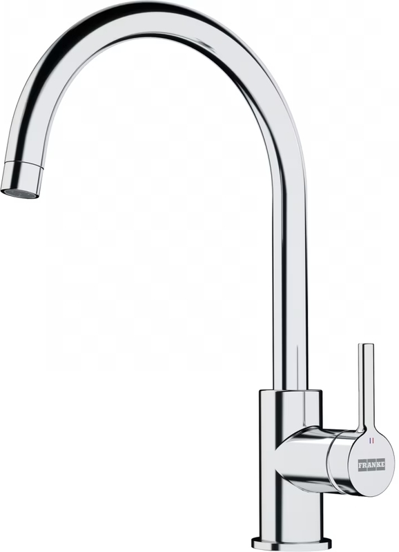 Franke Lina J single lever mixer, high pressure fixed spout, chrome, 115.0693.228