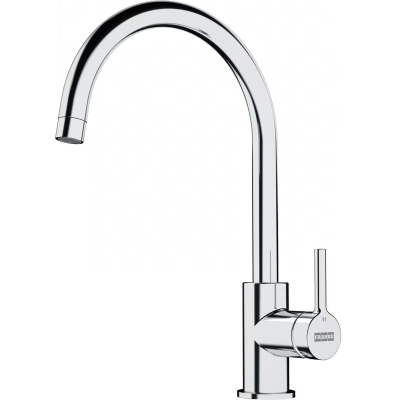 Franke Lina J single lever mixer, high pressure fixed spout, chrome, 115.0693.228