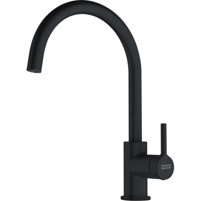 Franke Lina XL single lever mixer, high pressure fixed spout, Black Matt, 115.0626.019