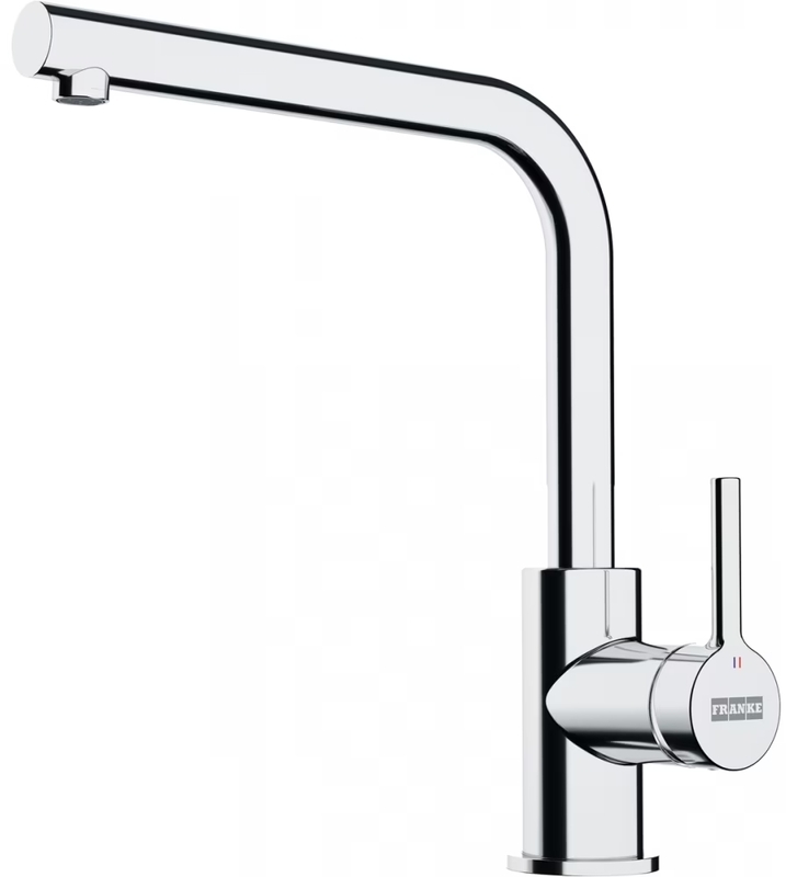 Franke Lina L single lever mixer, high pressure fixed spout, chrome, 115.0693.230