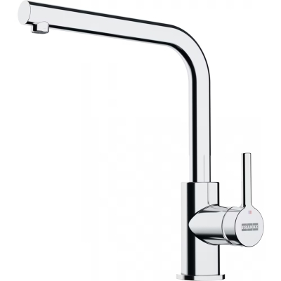 Franke Lina L single lever mixer, high pressure fixed spout, chrome, 115.0693.230