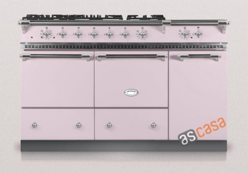 Lacanche Cluny 1400 D Classic, cooking station, 140.5 cm, color rose quartz, with 5 year guarantee!