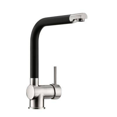 Linea Drive 1S fixed spout high pressure stainless steel/black, 5011089