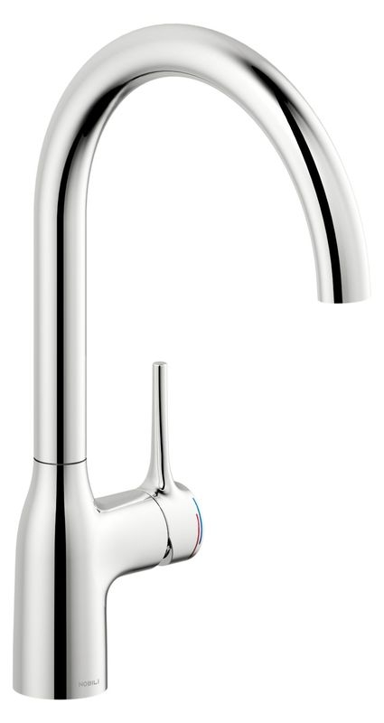 Systemceram KeraDomo MANIA SOFT, single lever mixer, high pressure, 10048, color chrome