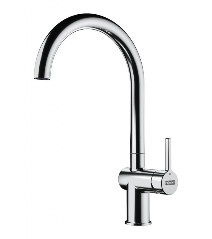 Franke Active J single lever mixer, high pressure fixed spout, chrome, 115.0653.395