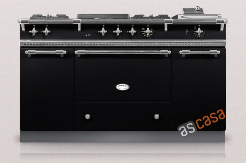 Lacanche Fontenay Classic, cooking station, 150.5 cm, color black, with 5 year guarantee!