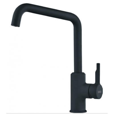 Franke Urban single lever mixer, high pressure fixed spout, black matt, 115.0627.524, 12268
