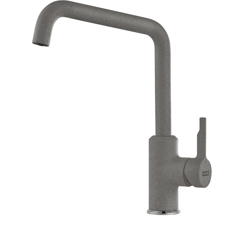 Franke Urban single lever mixer, high pressure fixed spout, stone gray, 115.0595.069, 12642