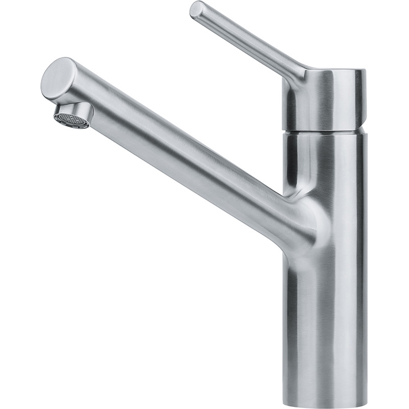 Franke Taros-Neo single lever mixer, high pressure fixed spout, stainless steel, 115.0596.320, 14000