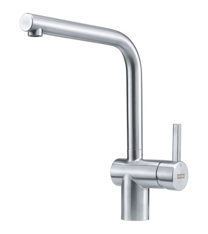 Franke Neo single lever mixer, high pressure fixed spout, stainless steel, 115.0521.435