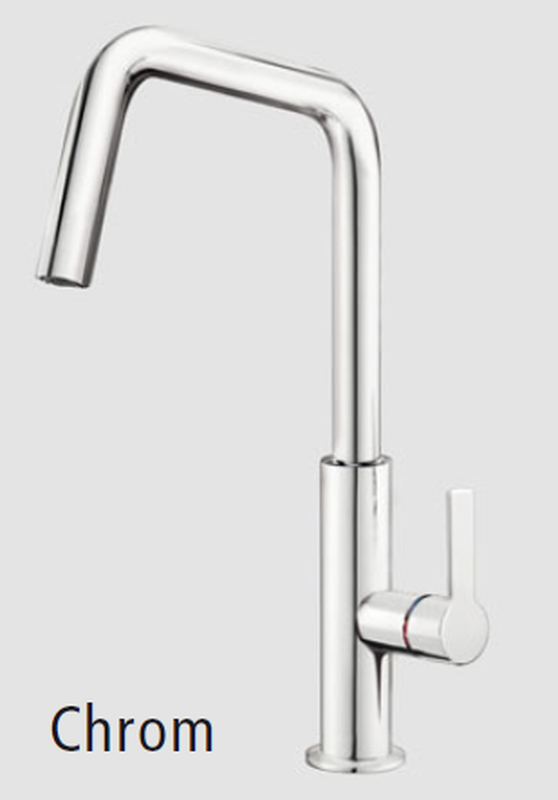 Systemceram KeraDomo OFFEO, single lever mixer, high pressure, 10032, color chrome