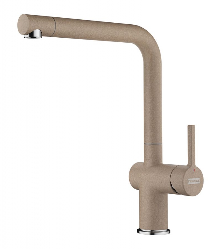 Franke Active L single lever mixer, high pressure fixed spout, cashmere, 115.0653.378