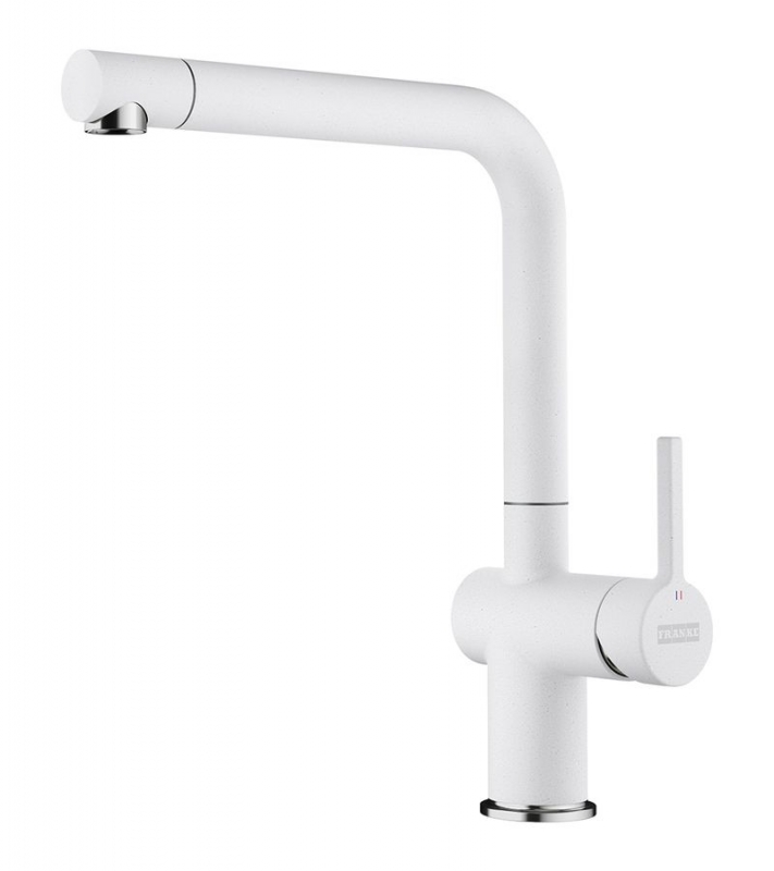 Franke Active L single lever mixer, high pressure fixed spout, Glacier, 115.0653.376