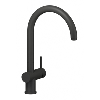 Reginox Yampa Черный однорычажный смеситель, фиксированный излив, высокое давление, R31704