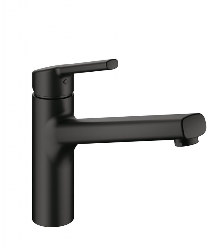 KWC Luna E1, single lever mixer tap black matt, high pressure, 5022244