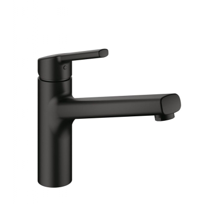 KWC Luna E1, single lever mixer tap black matt, high pressure, 5022244