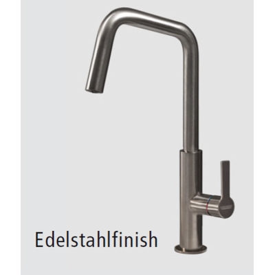 Systemceram KeraDomo OFFEO, single lever mixer, high pressure, 10332, color stainless steel finish