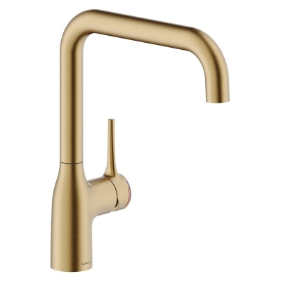 Systemceram KeraDomo MANIA, смеситель однорычажный, высокое давление, 10447, цвет матовое золото