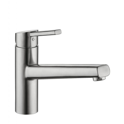 KWC Luna E1, смеситель однорычажный, нержавеющая сталь, высокое давление, 5022220