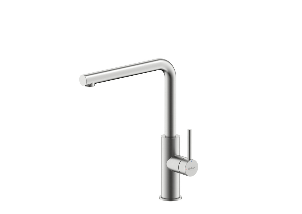 Servizio Namor 3, stainless steel finish, high pressure, single lever mixer, 5025005