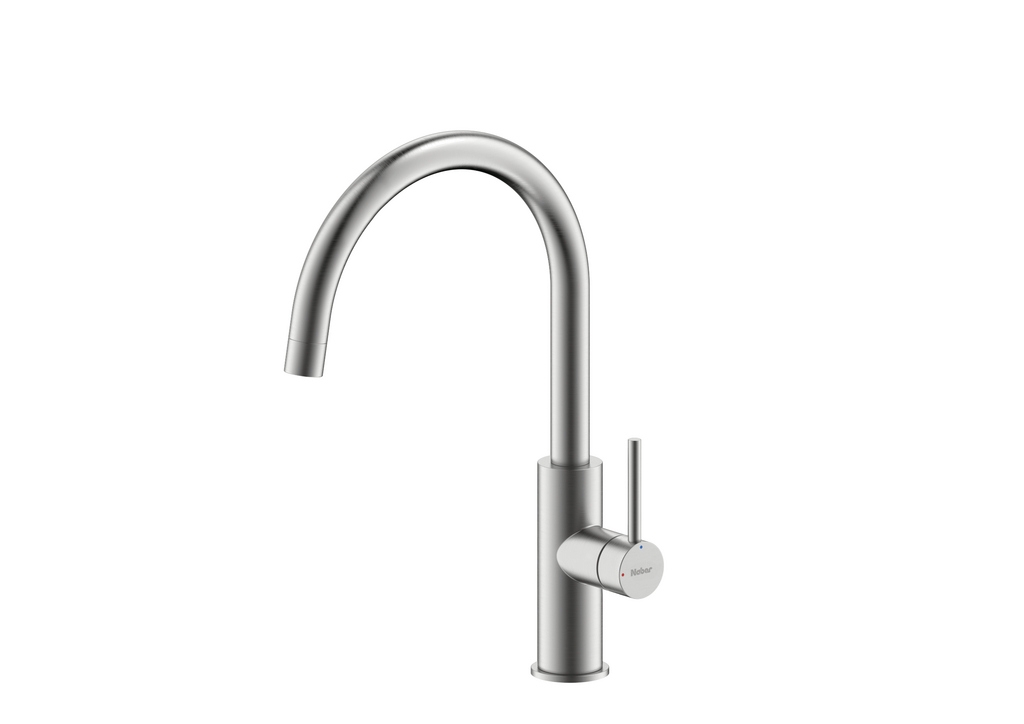 Servizio Namor 5, stainless steel finish, high pressure, single lever mixer, 5025009